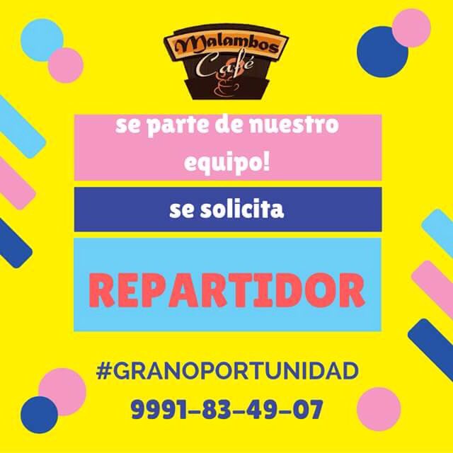 malamboscafe's tweet photo. LLÁMANOS ! Se parte de la familia MALAMBOS ! https://t.co/aW9I0dTQyR