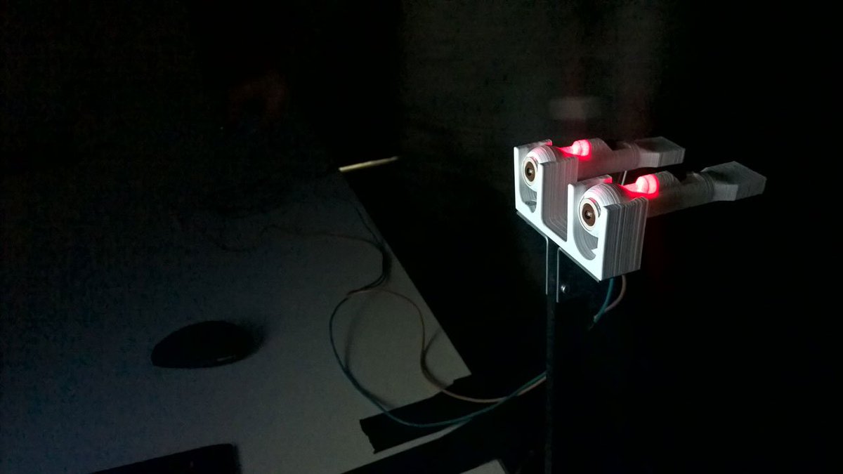 bpm_qe's tweet photo. Playing with 3d printers, lasers, artifical eyes, and eye trackers, calling it #research :) #workinghard https://t.co/GjvD38VX21