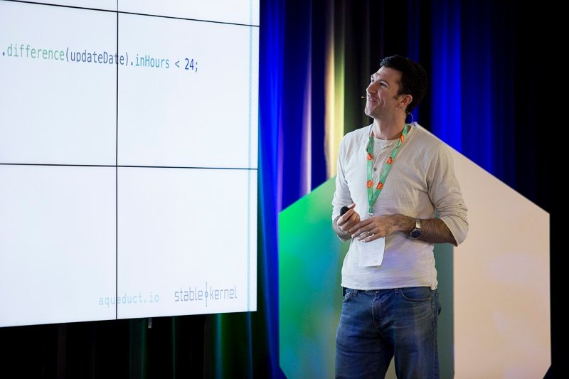 stablekernel's tweet photo. We were invited to write on Joe's #Aqueduct presentation at the #DartSummit on the #Dartlang website. https://t.co/HT1DBFk0SA https://t.co/F3jDUWHjGG