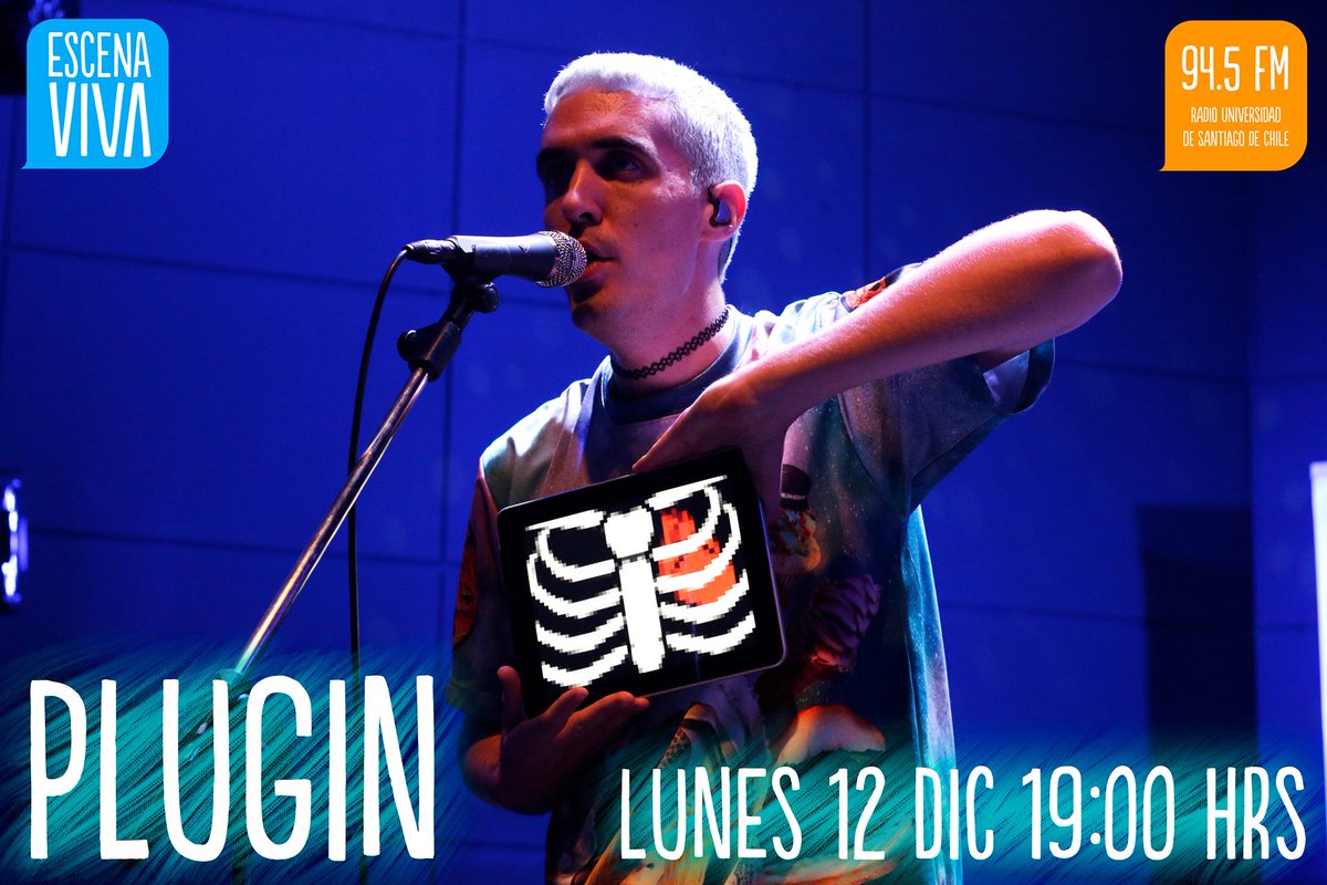 radiousach's tweet photo. Este lunes en @Escena_Viva  se emite el capítulo protagonizado por @thepluginmusic 94.5 FM y https://t.co/ryPf2ygpX4 RT https://t.co/APx3FNobev