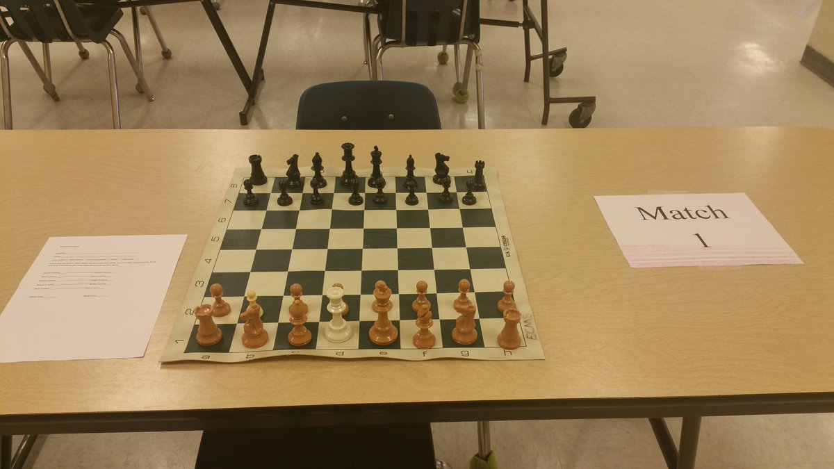 ECMS_Jackson's tweet photo. Getting ready for the Chess Tournament tonight. #ECPride https://t.co/SODrejX6jk