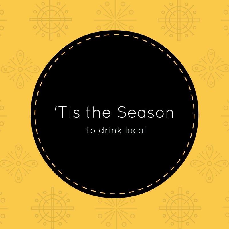 Show your community support! Drink local, Be local!