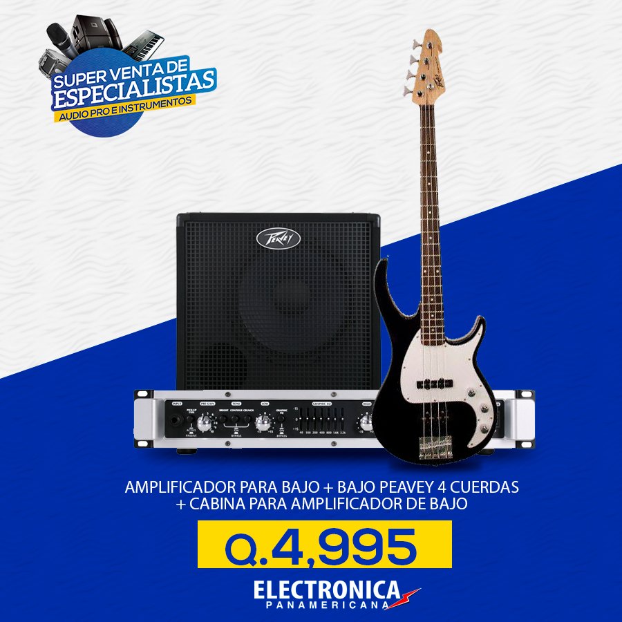 Amplificador bajo electrico MAX126 Peavey