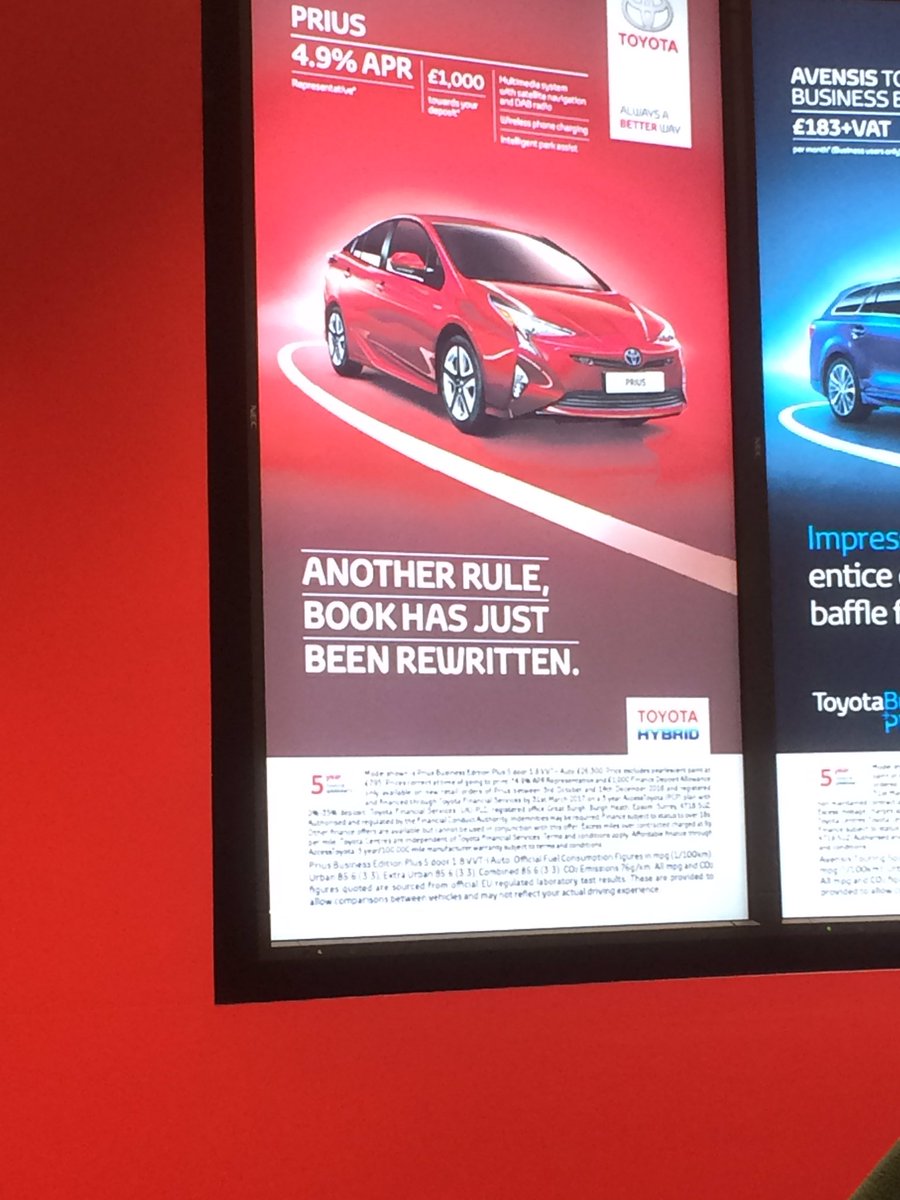 rappskallion's tweet photo. @ToyotaGB Hope your cars are better than your use of commas 😂 https://t.co/0H1HHvHAP2