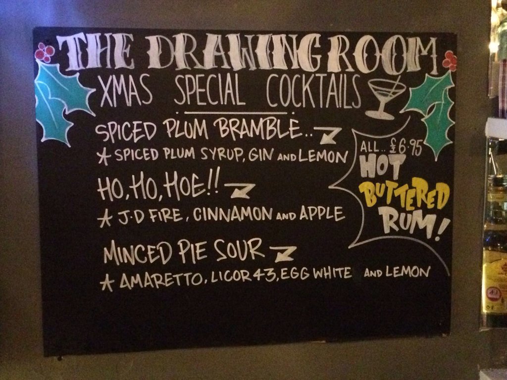 Come check out our awesome Christmas cocktails !!