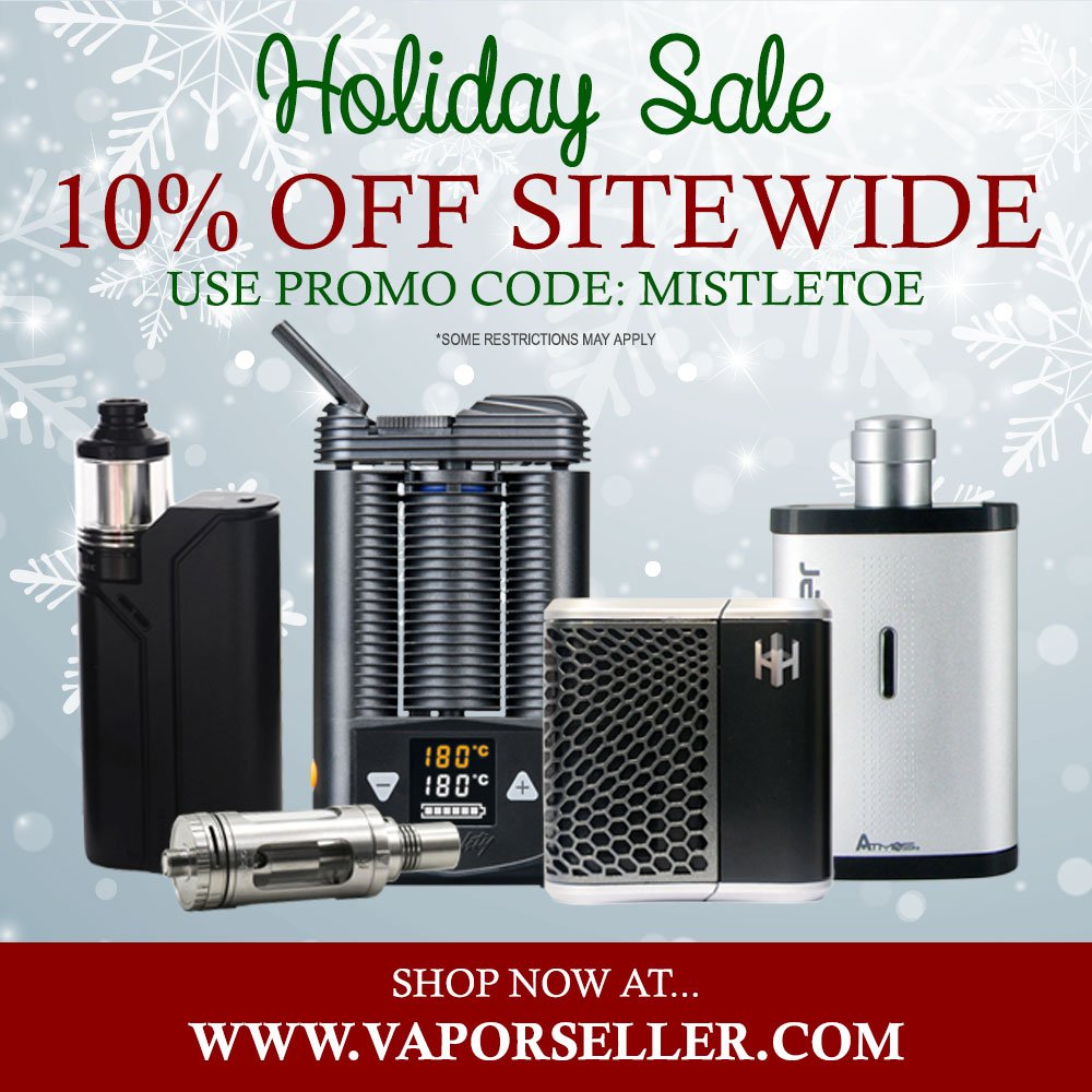 10% OFF Sitewide! #happyholidays #mistletoe
Shop now at Vaporseller.com