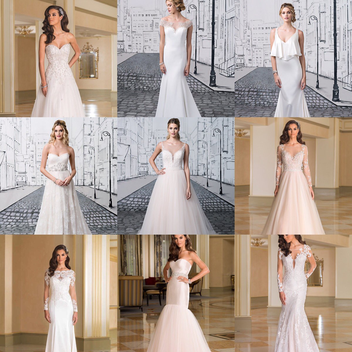 Stunning gowns by <a href="/ja_bridal/">Justin Alexander</a> for our designer day on the 14th &amp; 15th January ❤️ book now #justinalexander #bridalboutique #beaconsfield