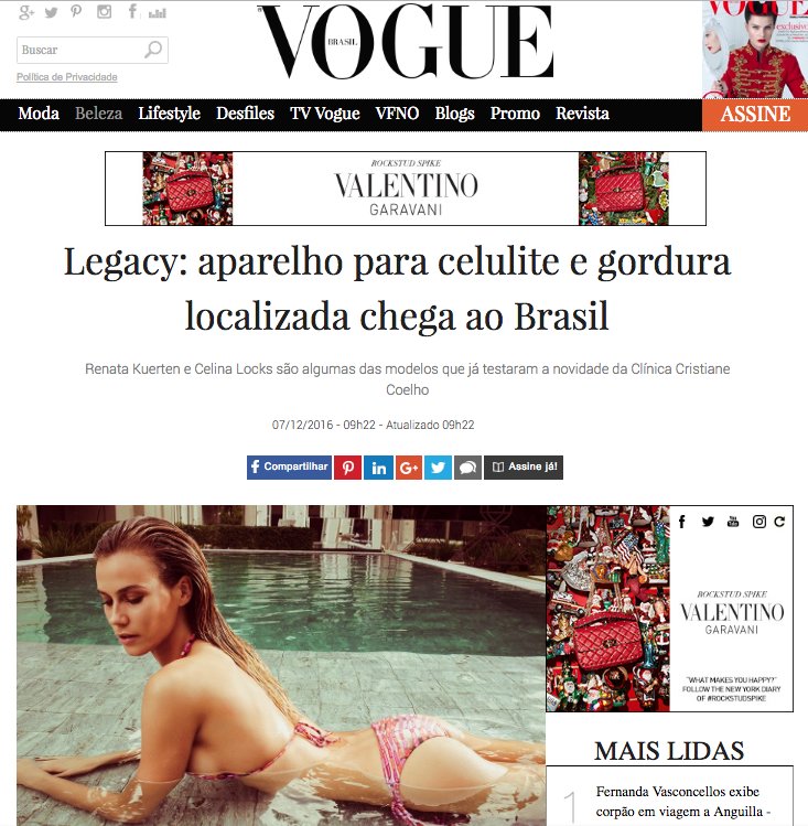 VC_MEXICO's tweet photo. #VenusConcept sigue conquistando el mundo entero. Lee nuestra primera publicación de #VenusLegacy en Vogue Brasil. https://t.co/LqeBy2kG2P https://t.co/8lJKTK0Ucv
