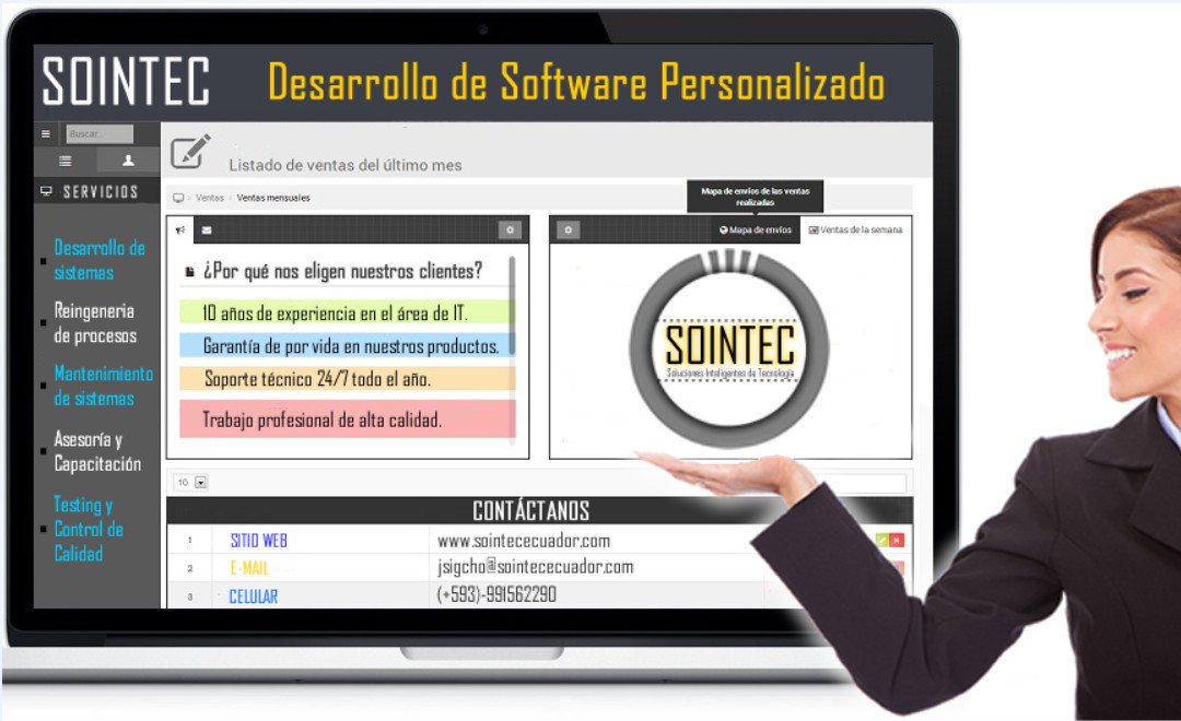 sointec_ec's tweet image. Tus procesos en un software personalizado a tu negocio. 0991562290 @ElGuayacoVende @ventasecuador12 @ECUADOR_COMPRA @chutamasbarato