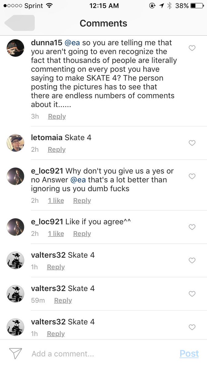 ClusterWarrior's tweet image. We want #skate4 @EA