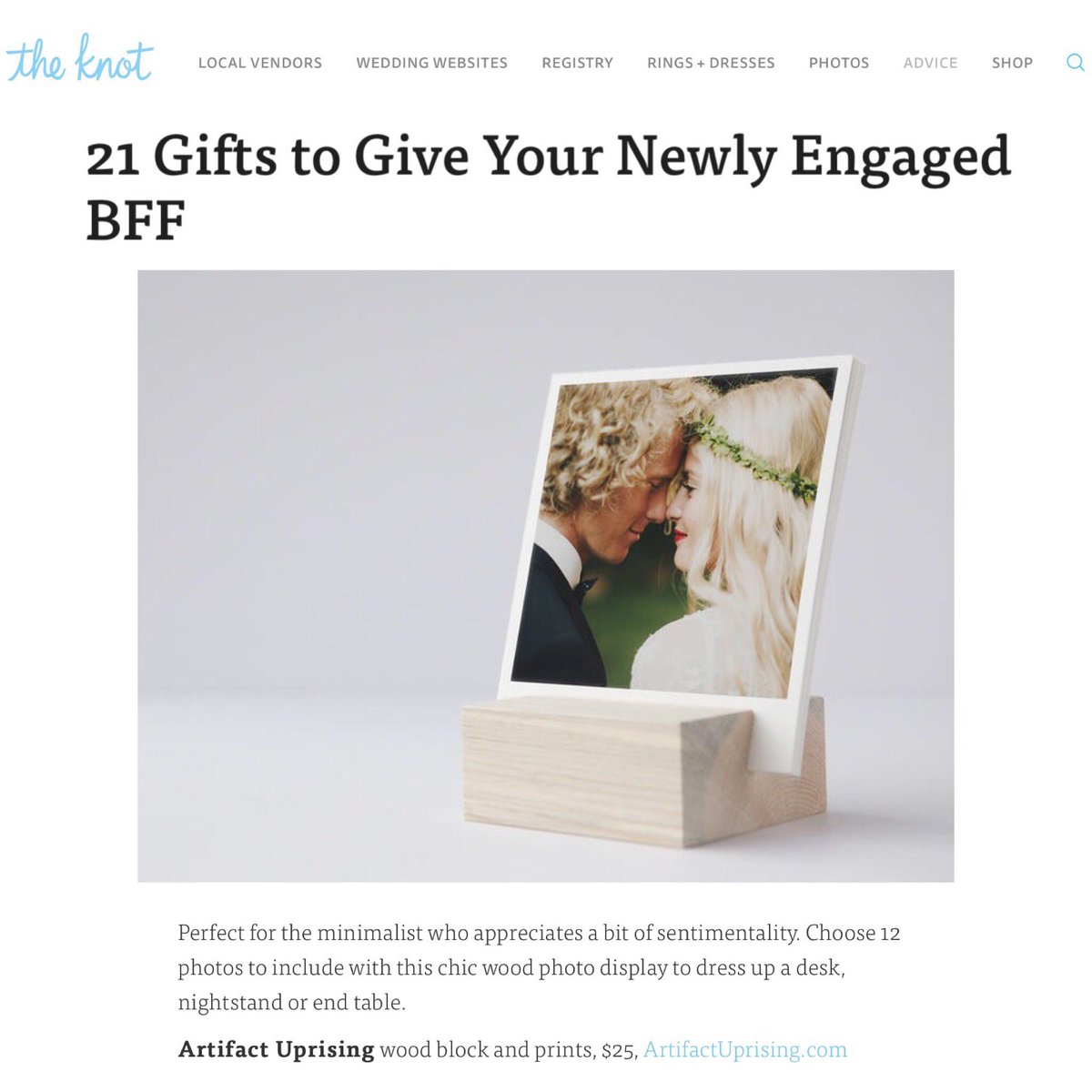 If you're searching for an engagement gift for your BFF, look no further! <a href="/theknot/">The Knot</a> @ArtifactUprsng 
bit.ly/2hgdEgG