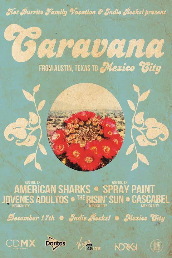 arteycultura's tweet photo. Prepárate para la #Caravana @Doritos_Mx en el @ForoIndierocks. Con @americansharks, Spray Paint, Jóvenes Adultos, @CascabelMx y más https://t.co/WIOJfN10hG