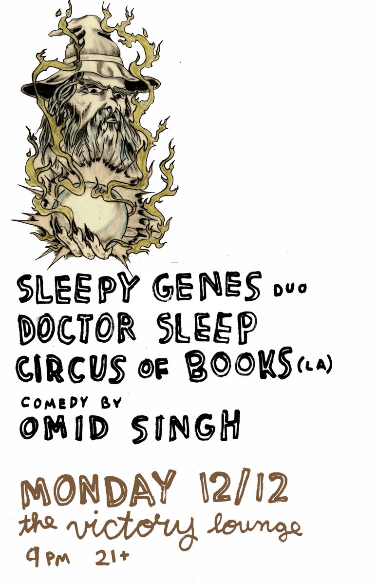 SoundGig Presents (@soundgigseattle) on Twitter photo 2NITE at <a href="/VictoryLounge/">The Victory Lounge</a> w/ <a href="/SleepyGenesBand/">SLEEPY GENES</a>, Doctor Sleep, Circus Of Books + comedy by Omid Singh (@brownman3000) 830pm $8 21+ 2NITE at <a href="/VictoryLounge/">The Victory Lounge</a> w/ <a href="/SleepyGenesBand/">SLEEPY GENES</a>, Doctor Sleep, Circus Of Books + comedy by Omid Singh (@brownman3000) 830pm $8 21+