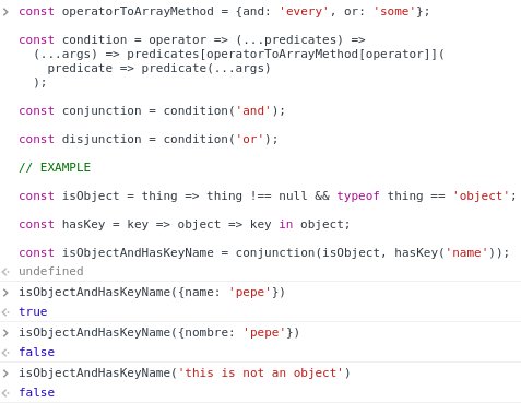 maurotitimoli's tweet image. Thinking conjunctions and disjunctions as higher order functions
#functionalprograming #javascript
