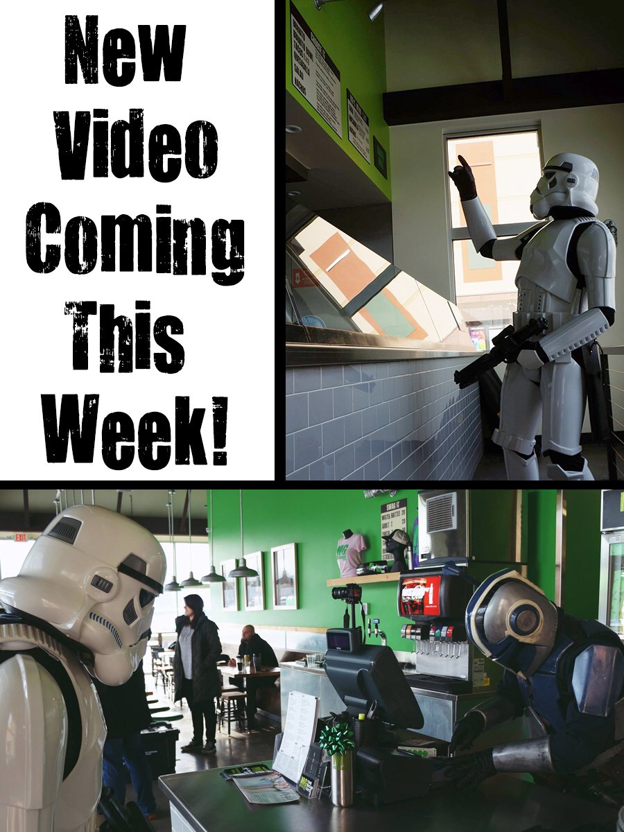 Be on the lookout for our upcoming, Star Wars: Rogue One themed video later this week! #StarWars #RogueOne