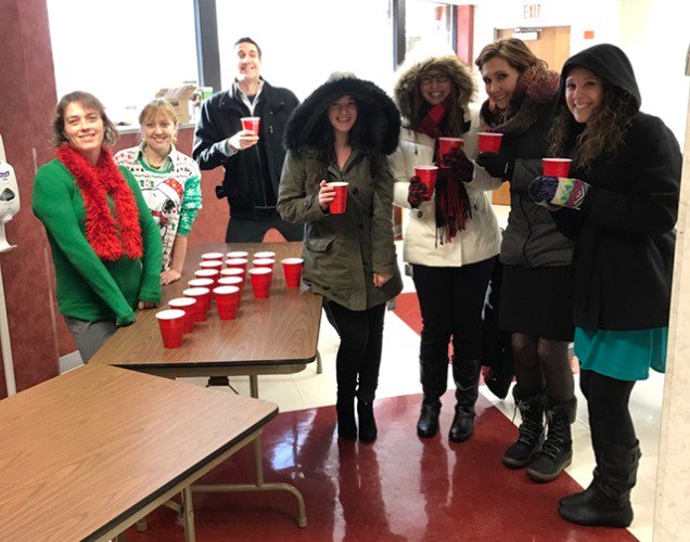 TriseptSol's tweet photo. No bah-humbugs here today! Eggnog smoothies were passed out as part of "Beat the Humbugs" Day. #BeWellWorkWellLiveWell https://t.co/ugzegIbEgp