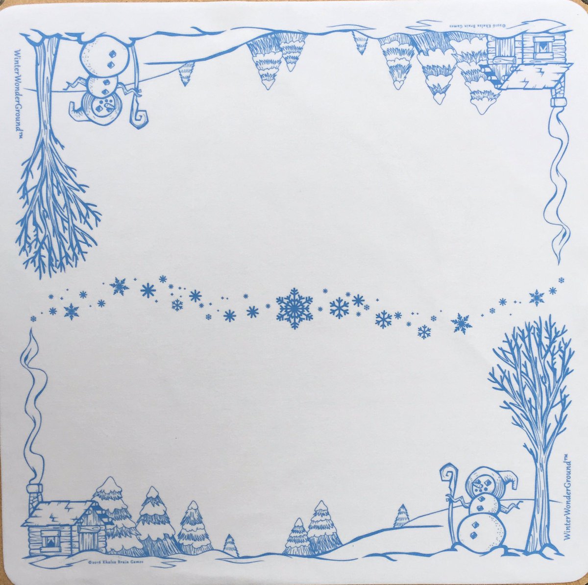 SpellGround's tweet image. Actual photo of the Winter WonderGround. We love the snow wizard. On sale today at 4pm PST. kbgames.com