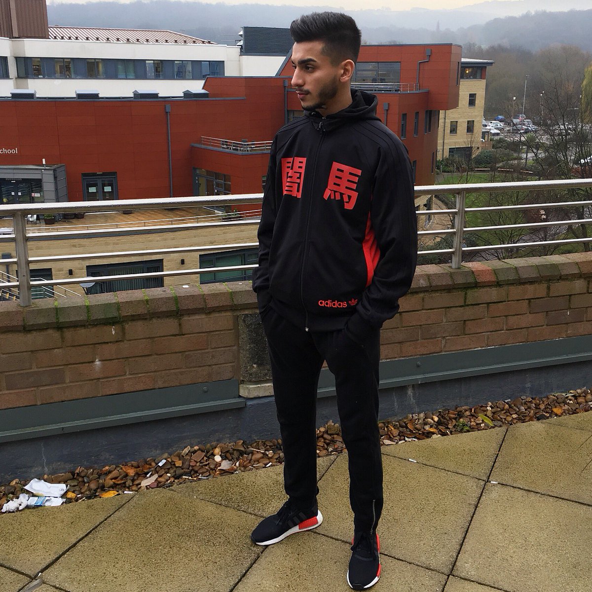 adidas jacket with chinese writing