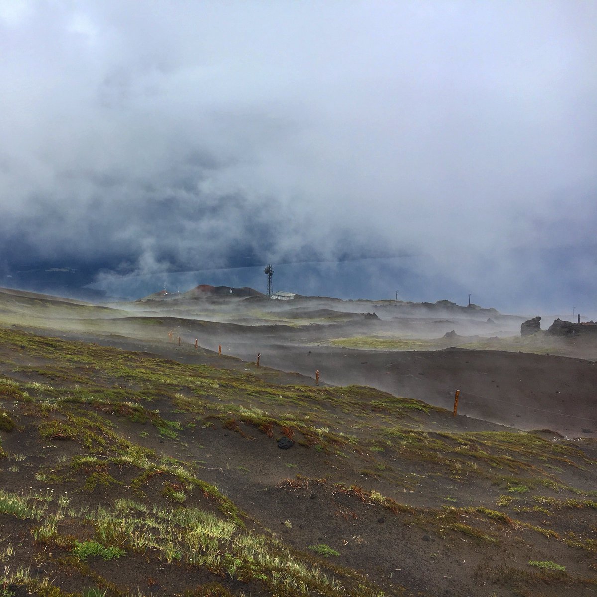 A moody day at the bottom of #Osorno #volcano. #osornochile #osornogram #snowactivities #lagos #explore  #osornovolcano #nature