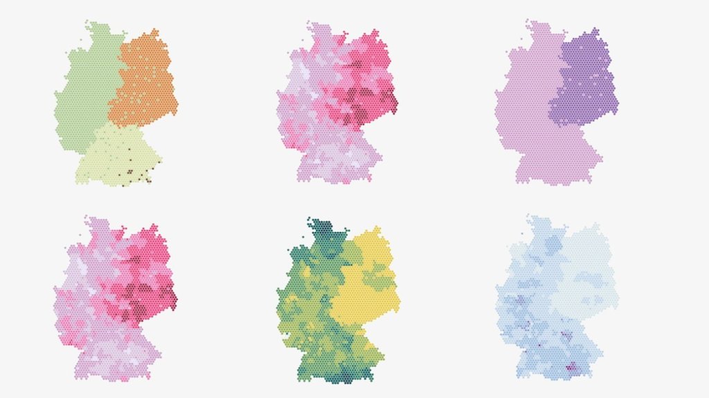 DataIsBeautiful's tweet photo. The many differences between East and West Germany that remain after the wall came down https://t.co/QvDNiJ03Ha #d… https://t.co/G6rg0R8IgL