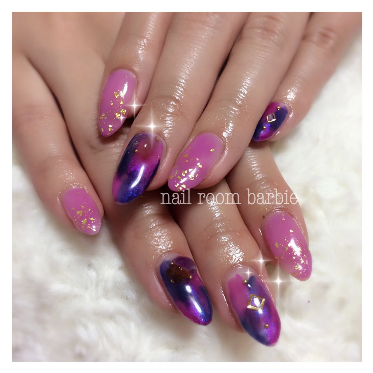 Private Room 27salon 個性的ネイル 個性的ネイル 冬ネイル パープルネイル 滋賀県ネイルサロン 大津ネイルサロン 大津京ネイルサロン ネイルブック