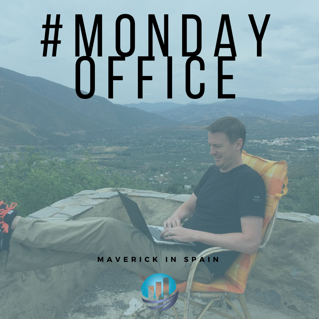 InvestMaverick's tweet photo. Today's #MondayOffice: checking emails and checking out the Las Alpujarras mountains! 🌅🏔

#LifestyleDesign #MaverickLifestyle https://t.co/5sK8psw05q
