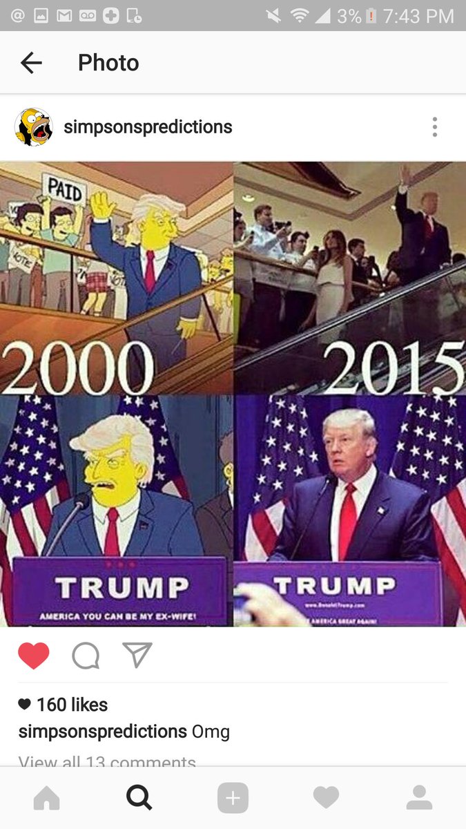 SweetCordi's tweet photo. #Simpsonspredicted #Simpsonspredicted https://t.co/v1EA2zU37V