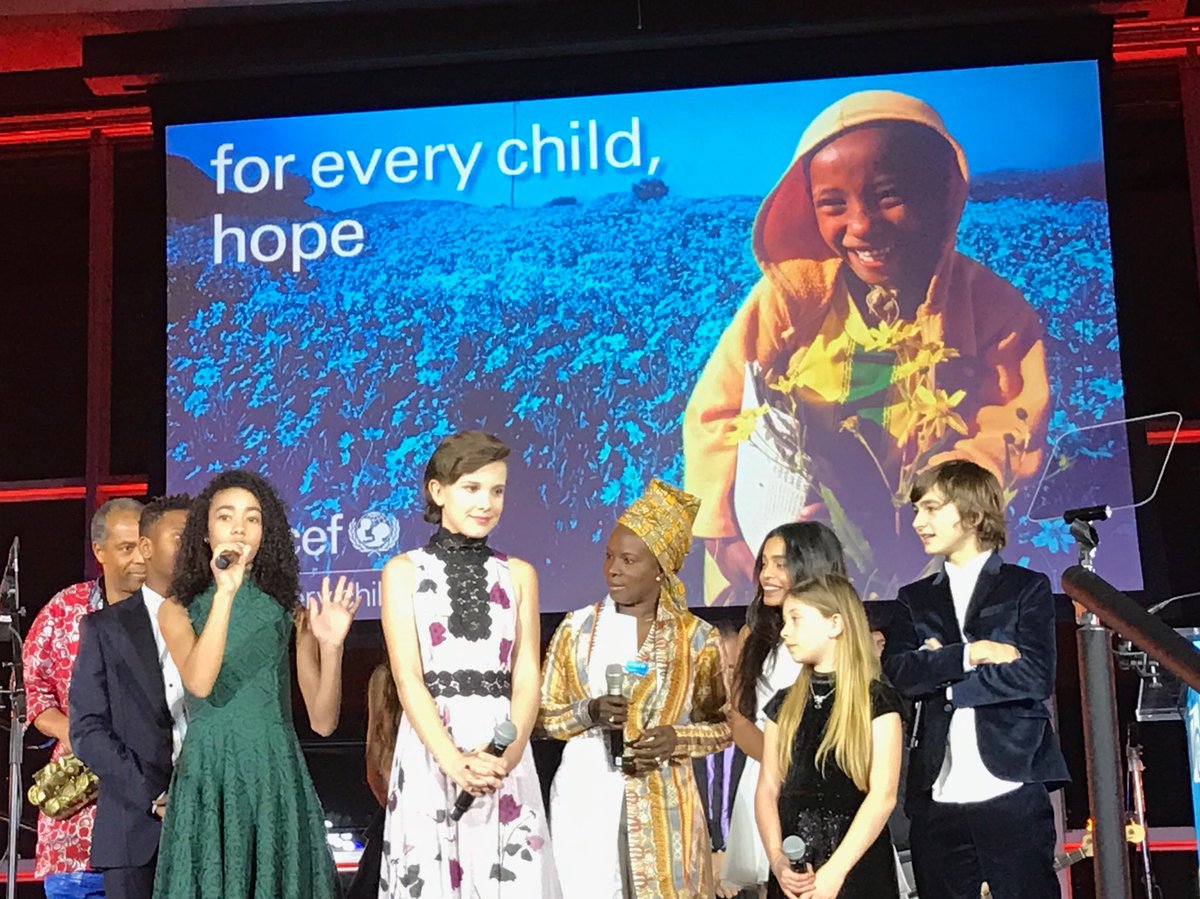 UNICEF's tweet photo. Thanks for helping us mark our 70th anniversary &amp; for all the support over the years. We will not rest until there's hope #foreverychild https://t.co/KfkIkwizzp