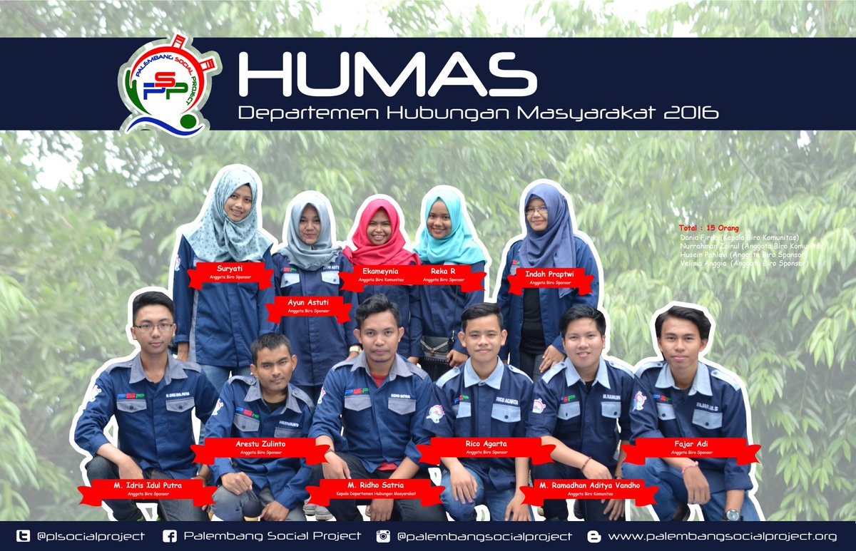 plsocialproject's tweet photo. Haii guys yuk kita kenalan dengan anggota dari masing" departemen Palembang social project. Departemen HUMAS 2016 (Hubungan Masyarakat) https://t.co/1JUENnwc0I