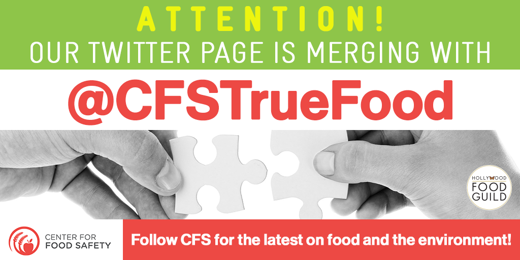 HollywoodFood's tweet photo. We're streamlining our efforts: follow @CFSTrueFood and get all your #food &amp; #environment news from one place! RT! https://t.co/SPj7Ayp5oU