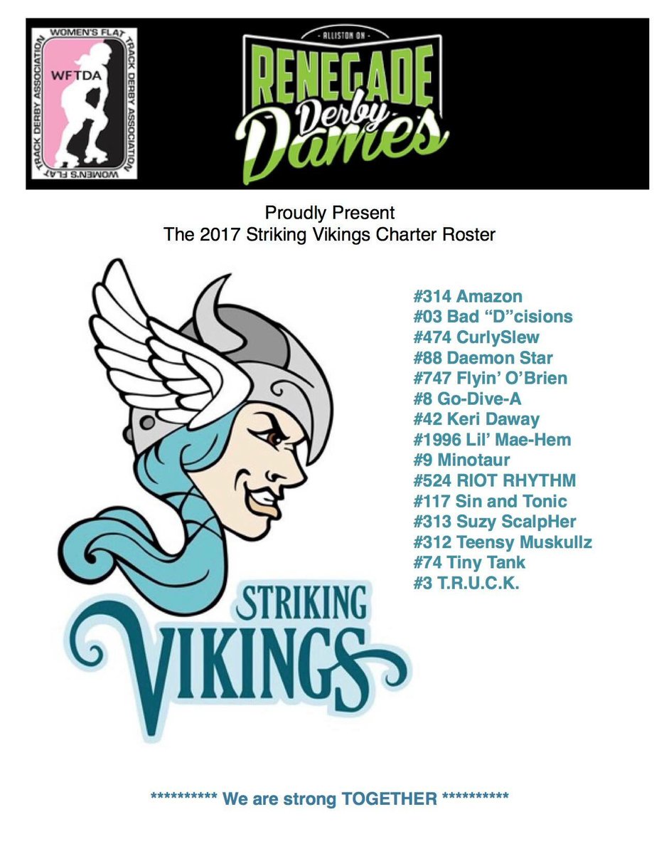 VikingsStrike's tweet image. Introducing the 2017 Striking Vikings!