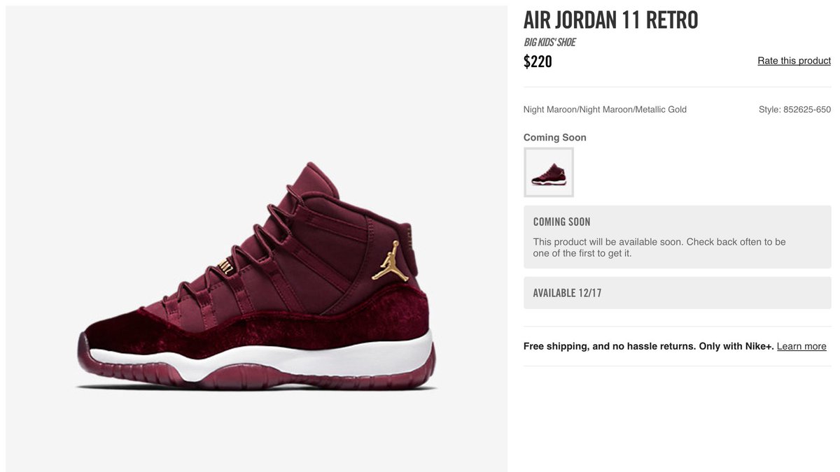 Red Velvet” Jordan 11 Retro PRM HC 