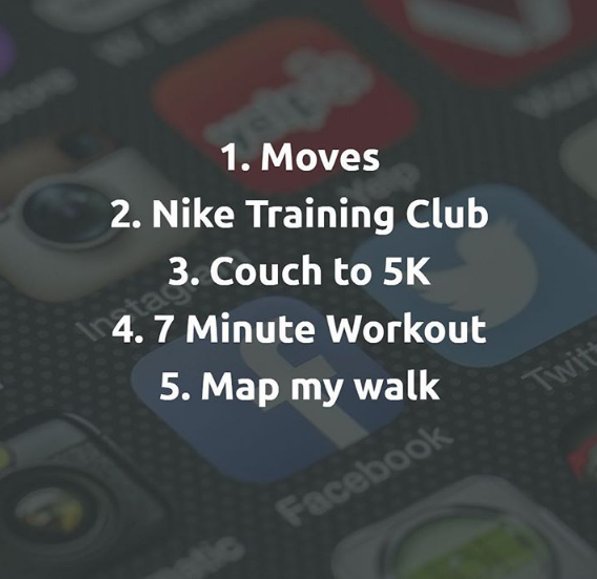 ActiveSmartWA's tweet image. Here are the top five free #apps to keep you moving wherever you are! #ActiveSmartWA #Fitness #health