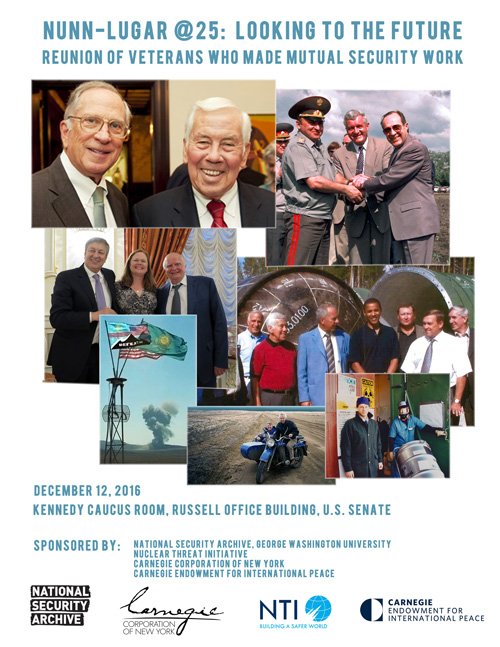 IntlSecurity's tweet image. Today I attended a reunion for the 25th anniversary of the Nunn-Lugar Cooperative Threat Reduction legislation. Great to see my colleagues!