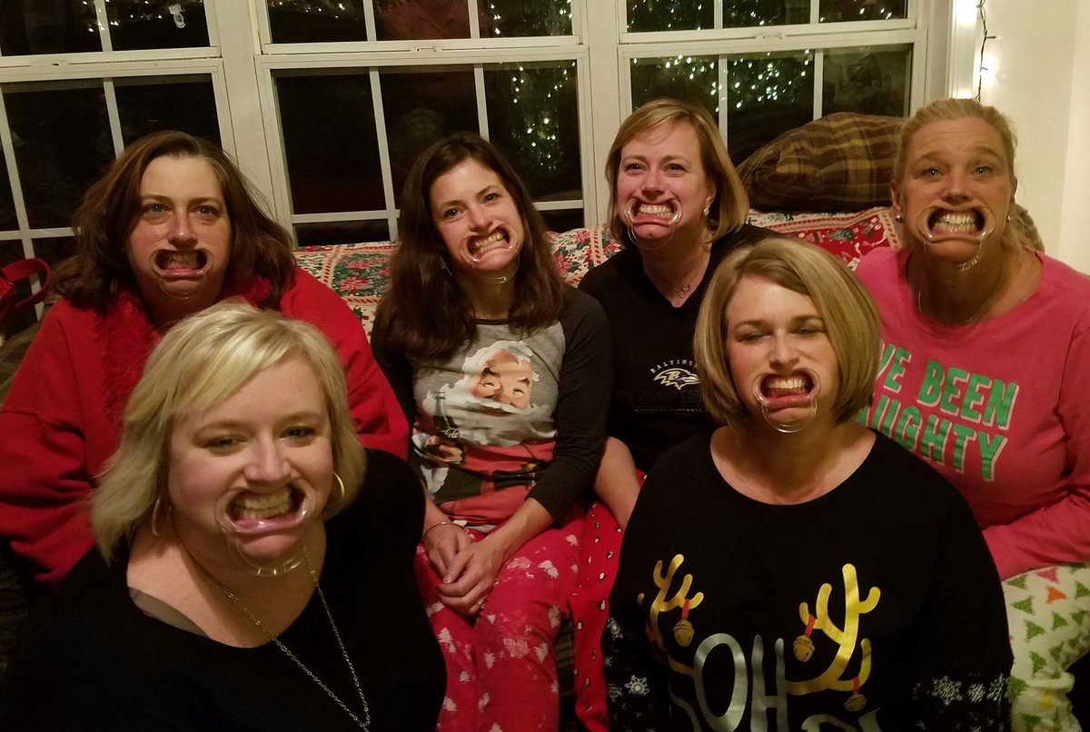 Watch your mouth...what we do before Christmas break.