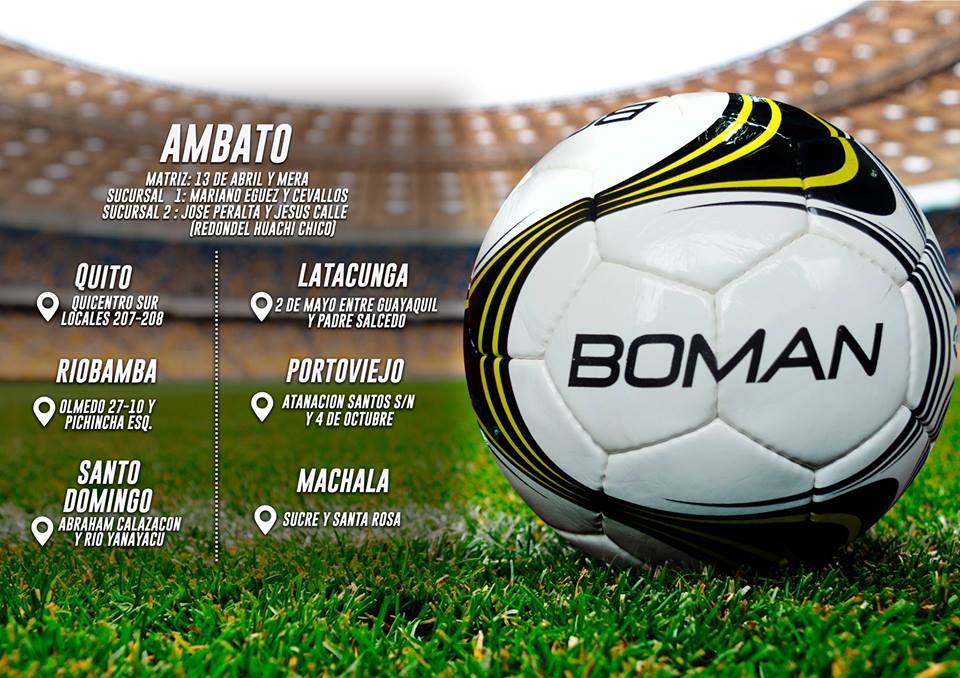 Franquicias Boman Sport presentes en diferentes lugares del país, Visitamos hoy mismo