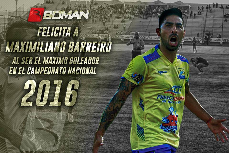 El Máximo goleador 2016 es parte del #BomanTeam