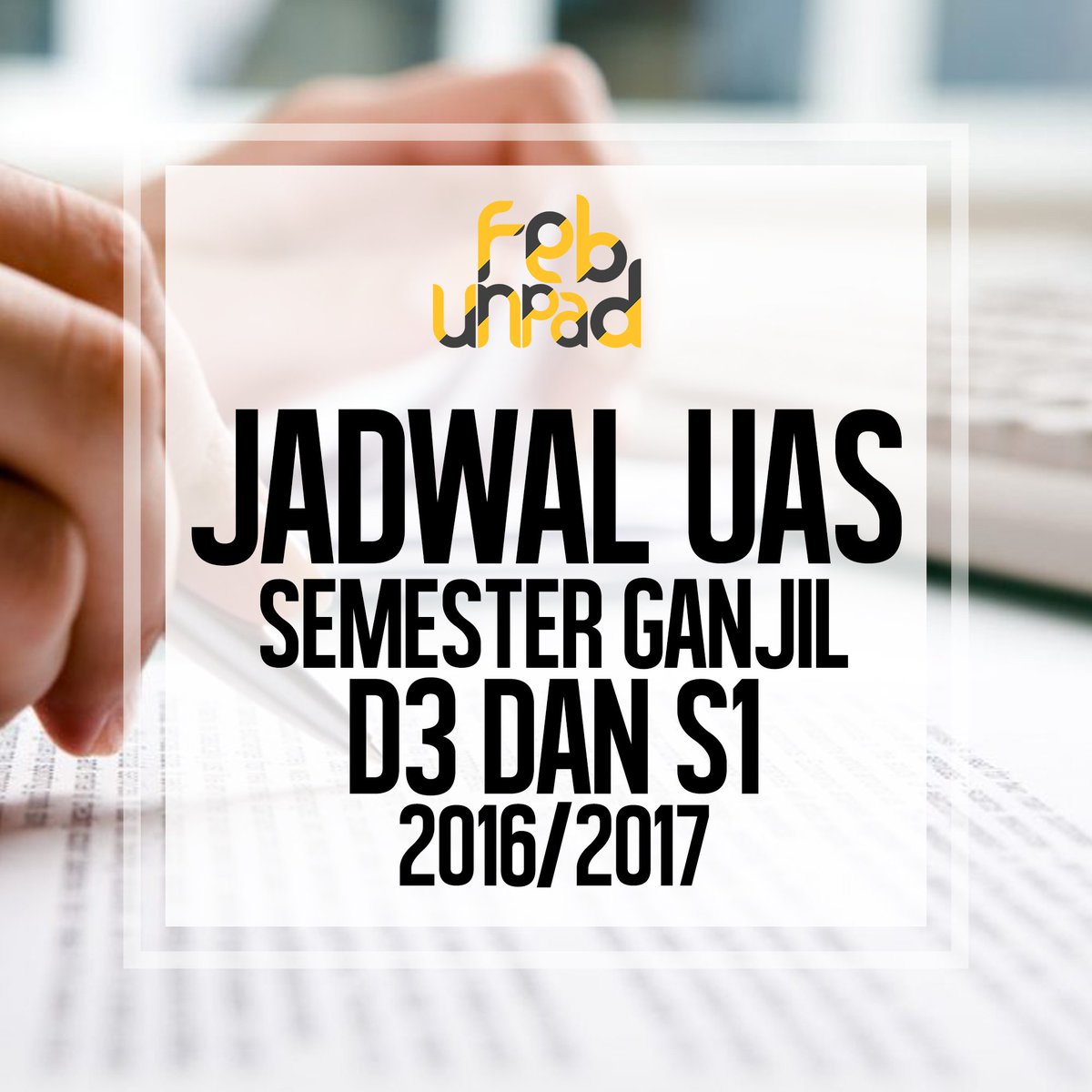 Jadwal Ujian Akhir Semester Ganjil 2016/2017 Program Studi S1 dan D3

feb.unpad.ac.id/site/jadwal-uj…