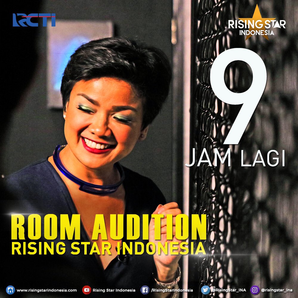 RisingStar_INA's tweet photo. Hai Genkz! Nanti malem nonton Rising Star Indonesia season 2 lagi yuk?! #RSIRoomAudition2
.
Jam 9 malam ya. https://t.co/t1emPdb0tk