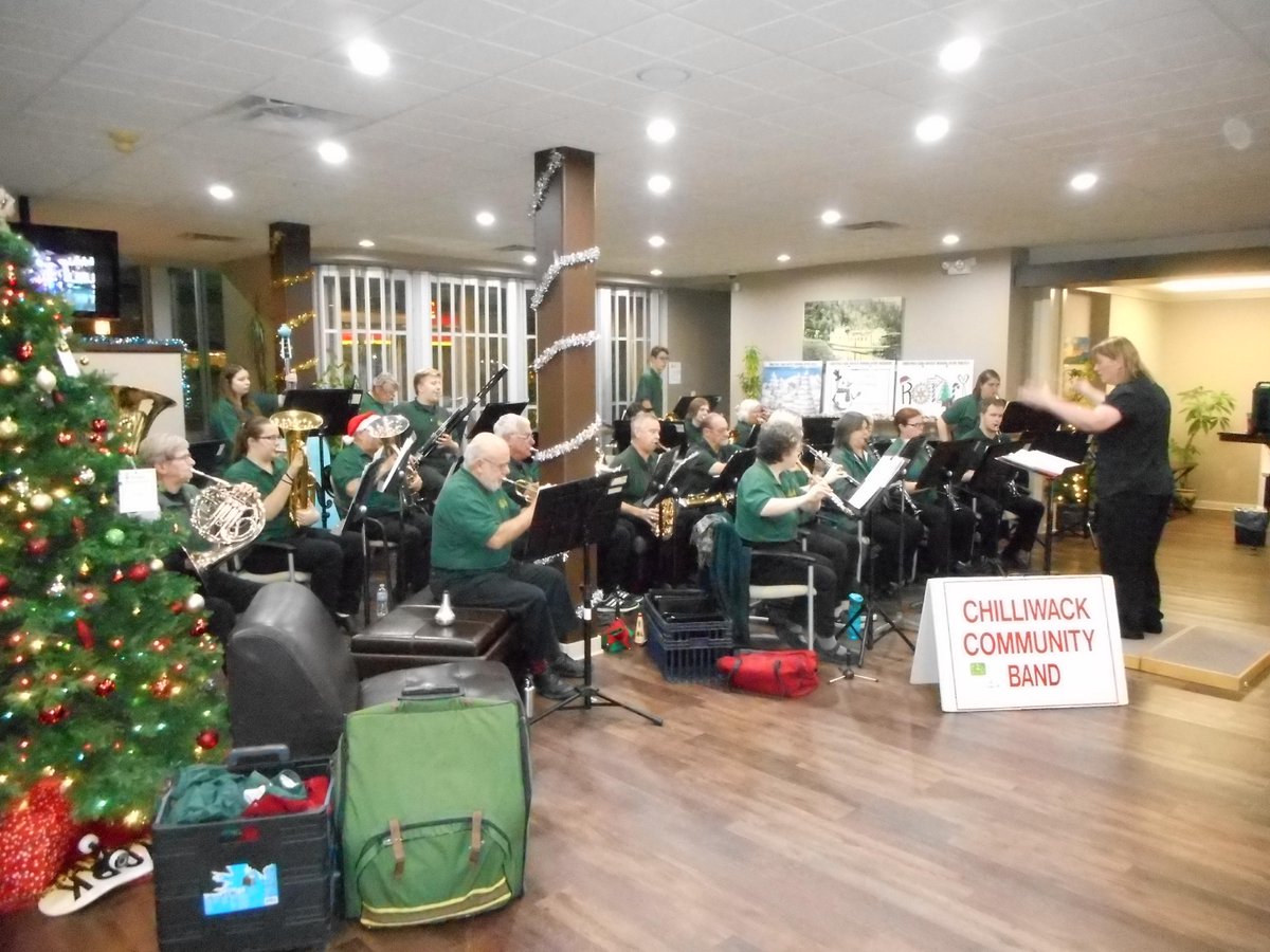 FraserRotary's tweet photo. Thanks to the #Chilliwack Community Band for the festive music at the @RotaryParade Awards last week! https://t.co/GnUTydxB79
