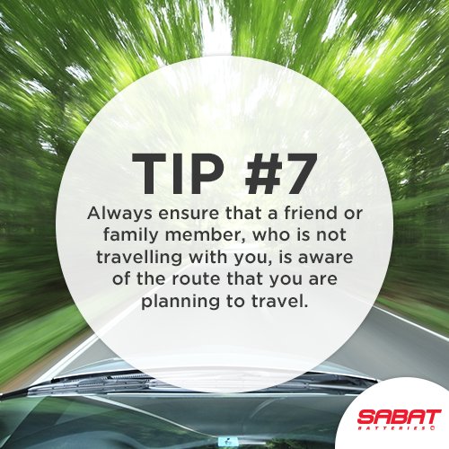 SABATBatteries's tweet photo. Here are road safety tips to help keep you safe during the festive season. #SabatRoadSafety #SabatBatteries https://t.co/YHOJjPUNRE