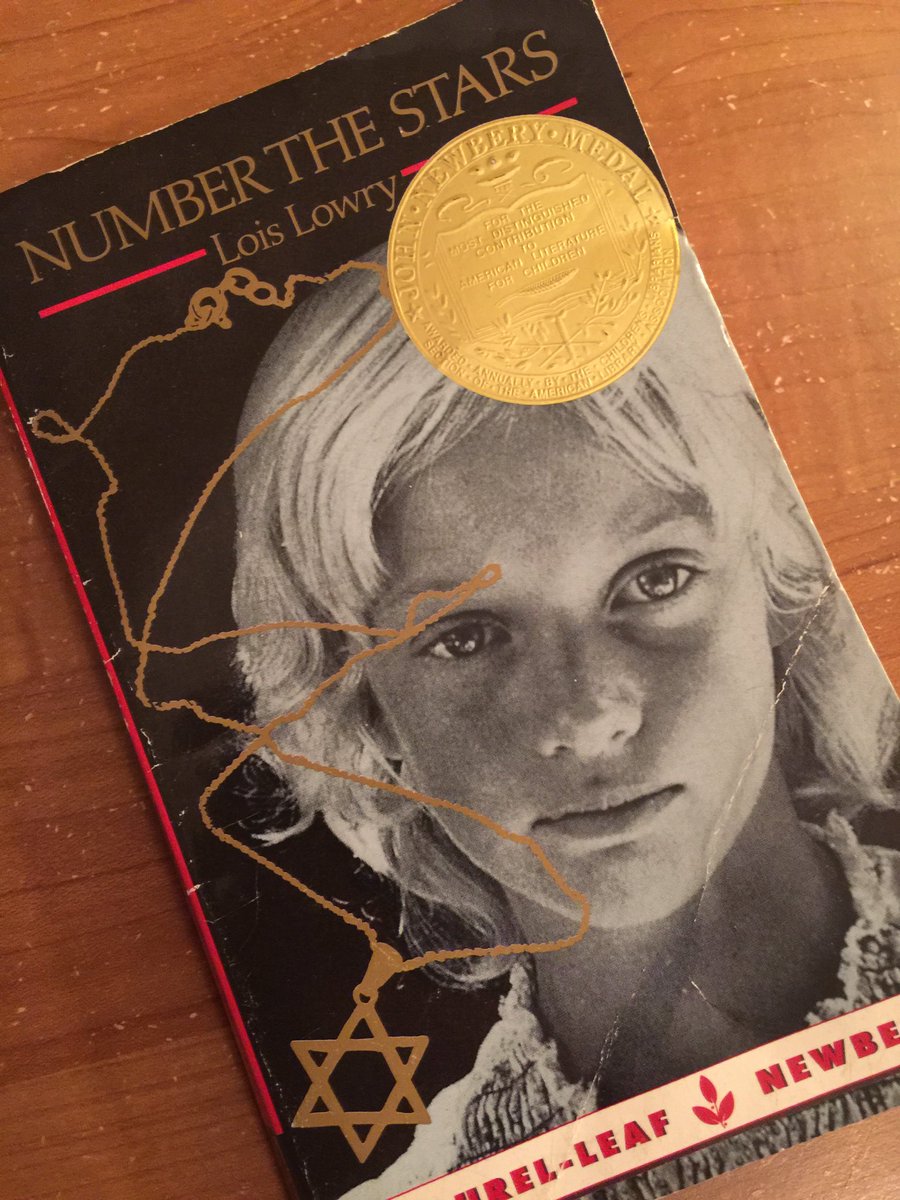 Steve_R_Price's tweet photo. Number the Stars, Lois Lowry: thanks for the suggestion, @_youaremore_. This's a book that deepens humanity. #ENG447 https://t.co/xdEzQuuL4k