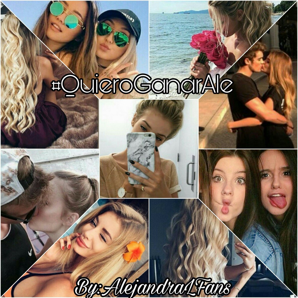 AlejandraLFans's tweet photo. Amigos ya término #QuieroGanarAle 💜 y sólo unieron 3 collages y el premio sólo será 1persona😍💞 https://t.co/qxTJXuqz1p