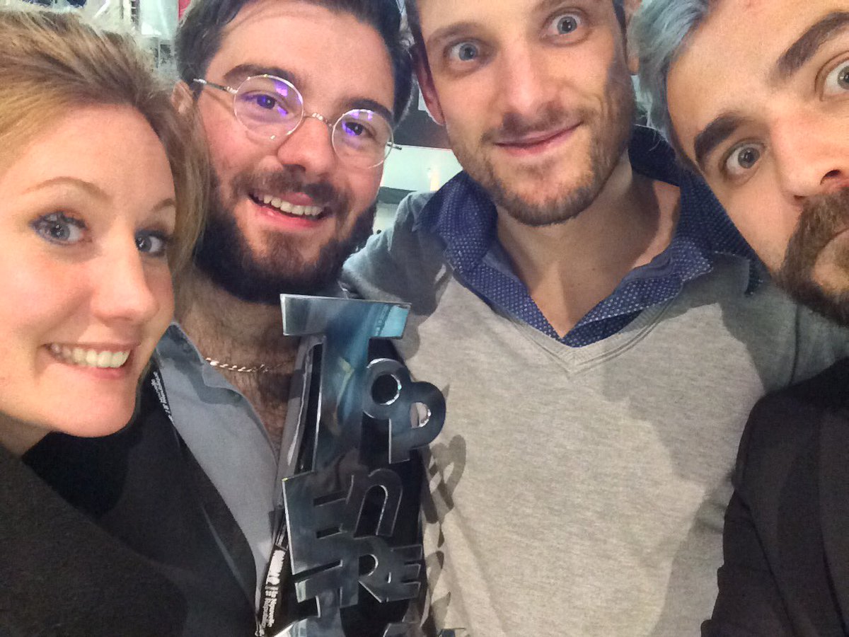 Poillourd's tweet image. .@PeetchApp remporte le Top des tops des entreprises 2016 devant 1500 personnes ! #top37  via @NR_Tours ! w/ @CoReflechir 
#bluehairpower