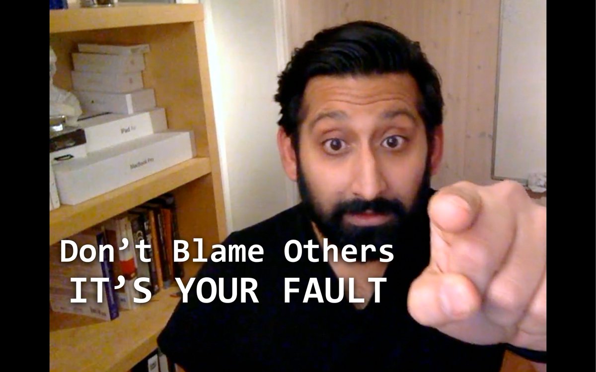 pavsaund's tweet image. Blogged: Don&apos;t blame others. It&apos;s your fault! buff.ly/2hHOFSs #codingwithempathy