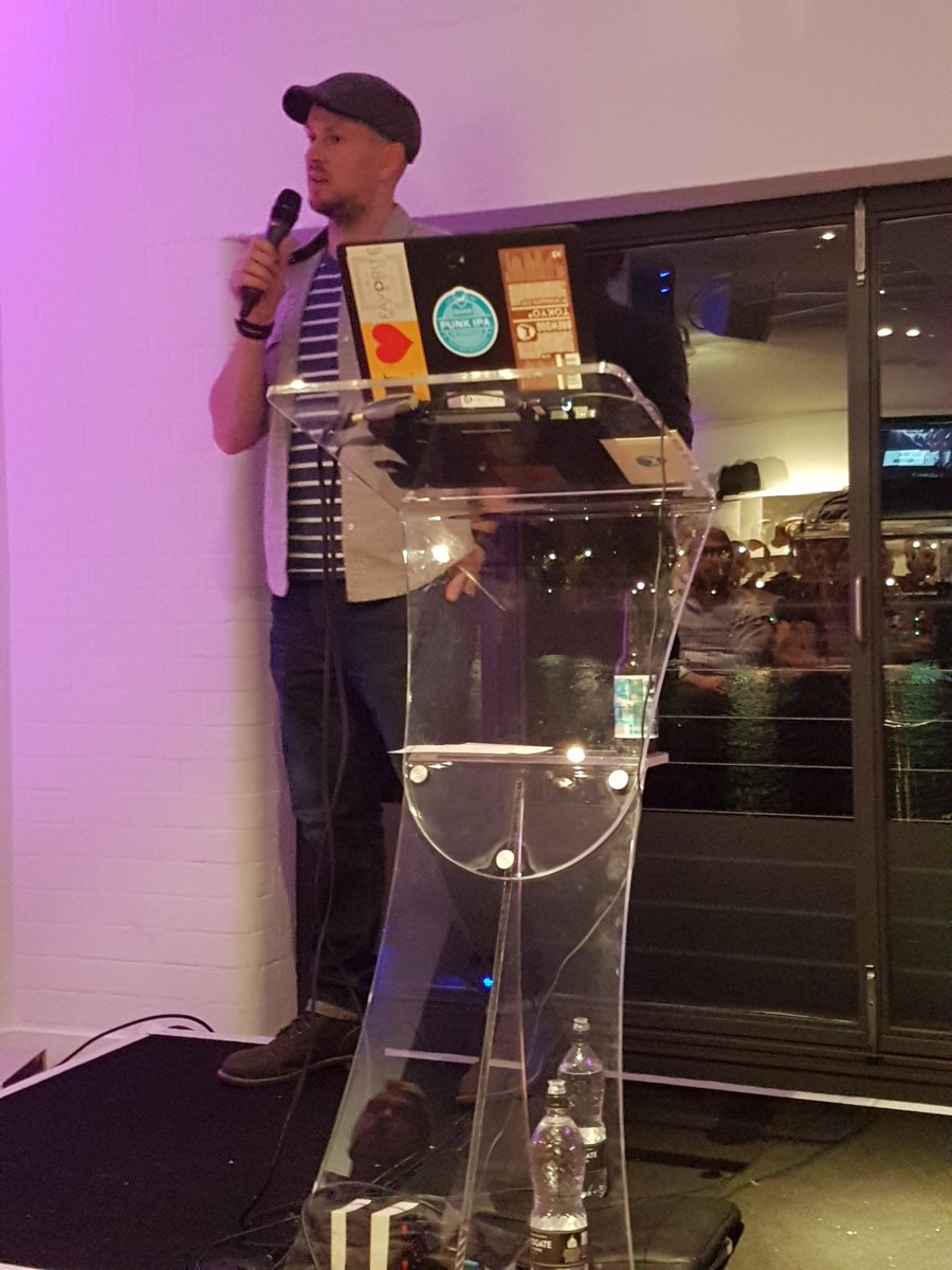 MyCheekyPint's tweet image. Was great listening to #brewdog&apos;s 2017 plans at the #equityforpunks tour! And getting my hands on a Self-assembly Pope &amp;amp; Casino Rye Ale! 🍻😆🍻