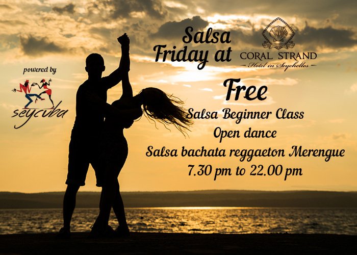 Don't miss out this Friday, the 1st free #Salsa class at our Resort!: bit.ly/SalsaFriday #dance #LatinoPower #Seychelles