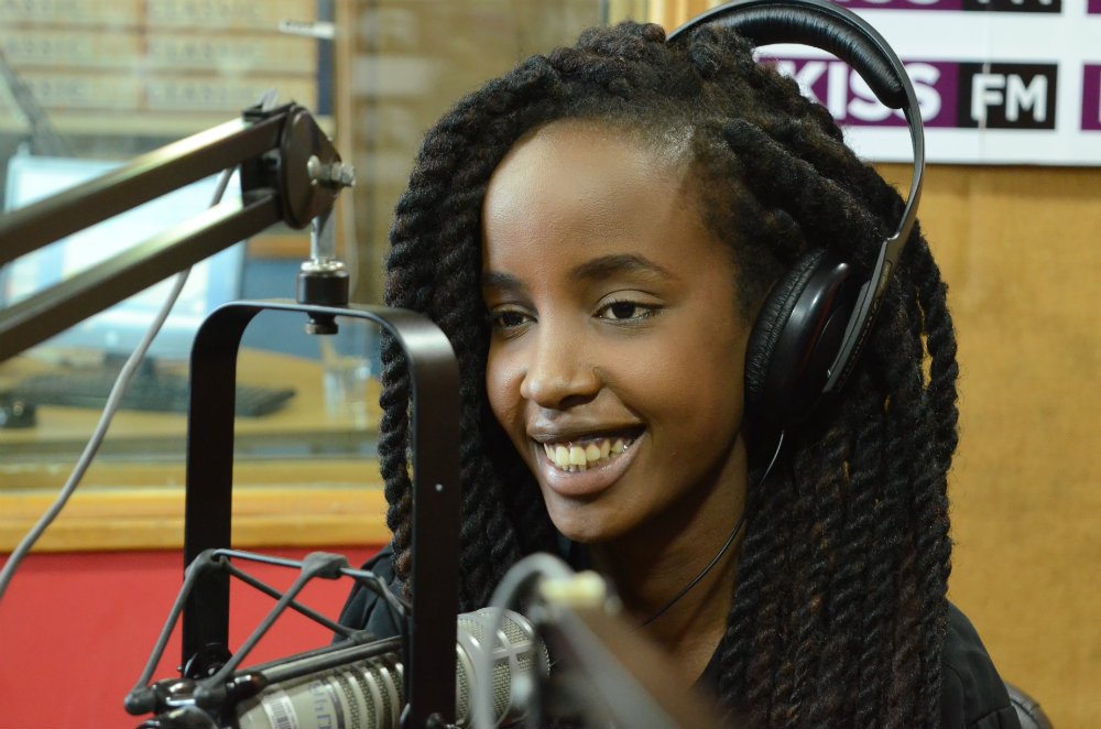 Kiss100kenya's tweet photo. (Photos) Singer @wangechikenya on #KissFM with @ADELLEO X @ShaffieWeru Big up ✋ #WangechiOnKiss #HERESTOUS #DCISIB #TeamADELLE #TeamSHAFFIE https://t.co/N1Io2oPCm9