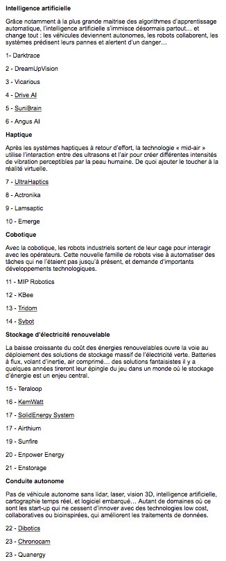 LesNapoleons's tweet photo. #Disruption, R&amp;D : les 50 #startups à suivre en 2017 https://t.co/xuCQrpvkLI  #IA #robot #VoitureAutonome #blockchain #mobilité … https://t.co/N5OUWSg1Pq