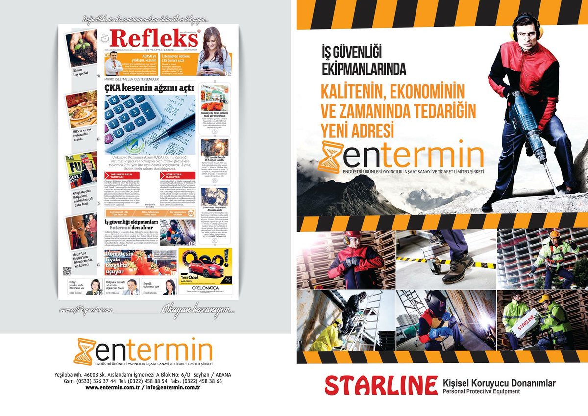 ‘Kişisel Koruyucu Donanım’da; belgeli, ekonomik, kaliteli ve zengin çeşit imkanı sunan ‘Starline’ bayiliğimizle hizmet veriyoruz.